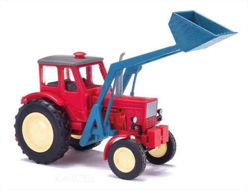 Busch 51352 Belarus MTS-50 Traktor Homlokrakodóval