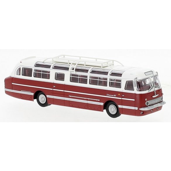 Brekina 59472 Ikarus 55 Autóbusz (fehér/piros)