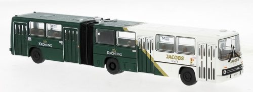 Brekina 59724 Ikarus 280.02 Harmonika ajtós Csuklós Autóbusz "Jacobs Cafe' der BVG"