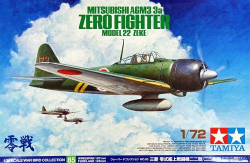 Tamiya 60785 Mitsubishi A6M3/3a Zero Fighter Model 22 (Zeke)