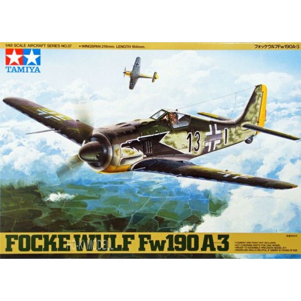 Tamiya 61037 German Focke Wolf Fw190A3