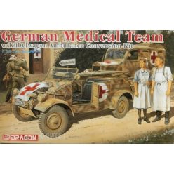   Dragon 6137 German Medical Team. With Kubelwagen Ambulance Conversion Kit