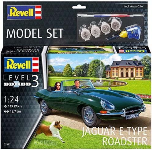 Revell 67687 Jaguar E-Type Roadster - Model Set