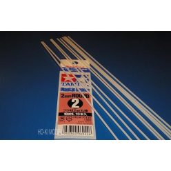 Tamiya 70132 Plastic Round Bar 2mm  (10pcs)