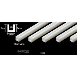 Tamiya 70202 Plastic Beams 3 mm U-Shaped