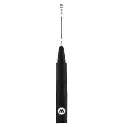 Molotow Blackliner - Fekete Panelvonal Kihúzó Toll 0,1mm