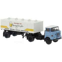   Brekina 71218 IFA W-50 Nyergesvontató Teherautó Sör Szállító Pótkocsival - Ehringsdorfer Beer