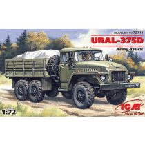 ICM 72711 URAL-375D Soviet Army Truck - Platós Teherautó