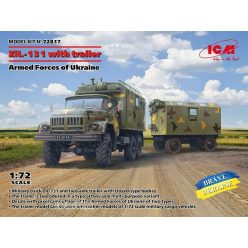 ICM 72817 Truck with trailer Armed Forces of Ukraine ZiL-131