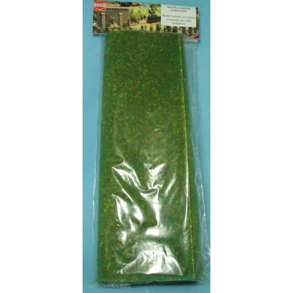 Busch 7291-4 Mini Fűszőnyeg Sötét Zöld Virág mintákkal
