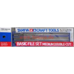 Tamiya 74046  -  3 darabos reszelő készlet 