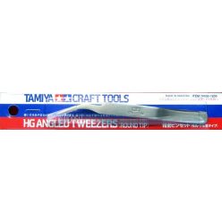   Tamiya 74108 HG Angled Tweezers - Ives csipesz kör alakú végződéssel