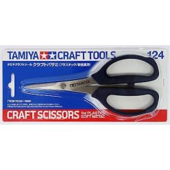   Tamiya 74124 Modellező Olló (kizárólag műanyag és puha fém alkatrészekhez)