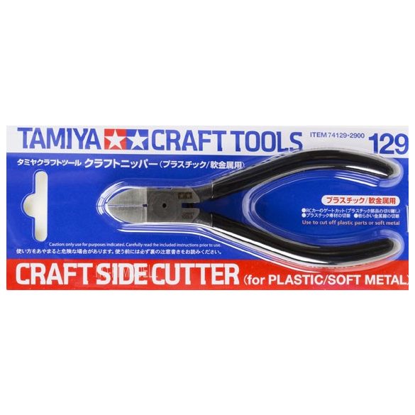Tamiya 74129 oldalcsípő fogó (kizárólag műanyag és puha fém alkatrészekhez)
