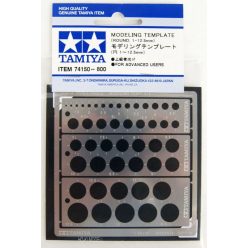 Tamiya 74150 Modellező Sablon (Kör 1-12.5mm)