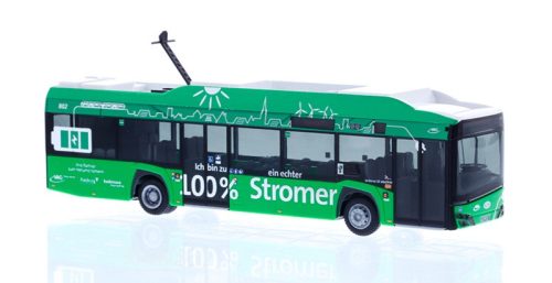 Rietze 76815 Solaris Urbino 12'19 electric Freiburger Verkehrs AG