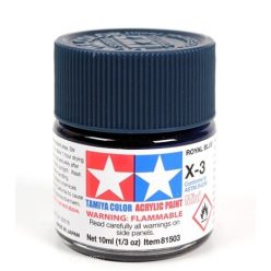 Tamiya 81503 MINI X-3 ROYAL BLUE