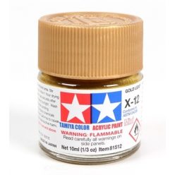 Tamiya 81512 MINI X-12 GOLD LEAF