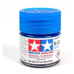 Tamiya 81523 MINI X-23 CLEAR BLUE