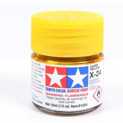Tamiya 81524 MINI X-24 CLEAR YELLOW