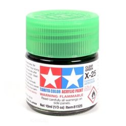 Tamiya 81525 MINI X-25 CLEAR GREEN