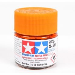 Tamiya 81526 MINI X-26 CLEAR ORANGE
