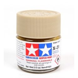 Tamiya 81531 MINI X-31 TITANIUM GOLD