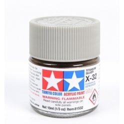 Tamiya 81532 MINI X-32 TITANIUM SILVER