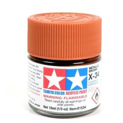 Tamiya 81534 MINI X-34 METALLIC BROWN