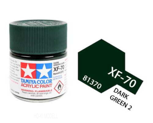 Tamiya 81770 MINI XF-70 DARK GREEN 2 