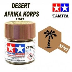   Tamiya 81792 MINI XF-92 German D.A.K. Yellow Brown 1941 - Amarillo Afrika Korps