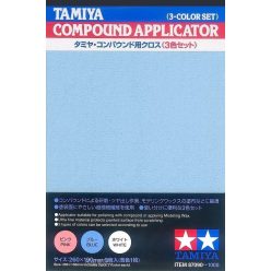   Tamiya 87090 Compound Applikátor  3 különböző színű anyag (260x190mm x3pcs)