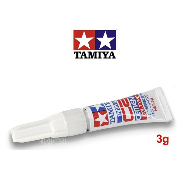 Tamiya 87091 CA Cement Super Glue - Gel Type - Speciális pillanatragasztó - 3g