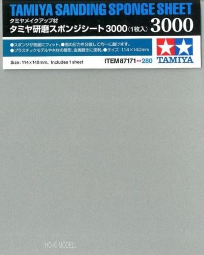 Tamiya 87171 csiszoló szivacs lap 3000