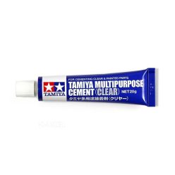   Tamiya 87188 Multipurpose Cement (clear) for cementing clear & painted parts (20g)