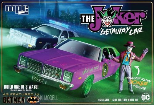 MPC 890 Dodge Monaco  "Batman The Joker Getaway Car w/ Figure" - 1978