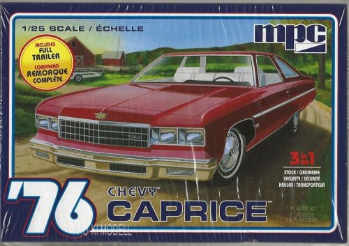 MPC 963  Chevy Caprice with Trailer (3 'n 1) - 1976