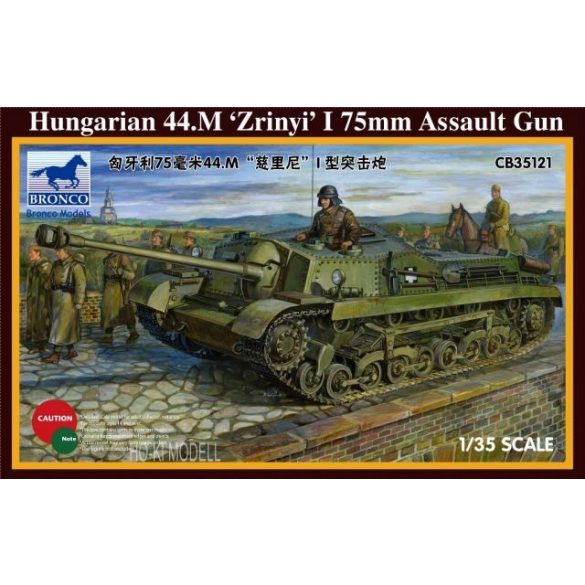 Bronco Models 35121 Hungarian 44.M Zrinyi I 75mm Assault Gun