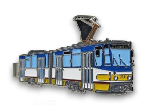 DOPS Models Tatra KT4D Szeged Villamos Kitűző-Nyakkendőtű (Klipsz)