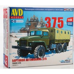 AVD Models 1391 Ural-375 Platós Ponyvás Teherautó