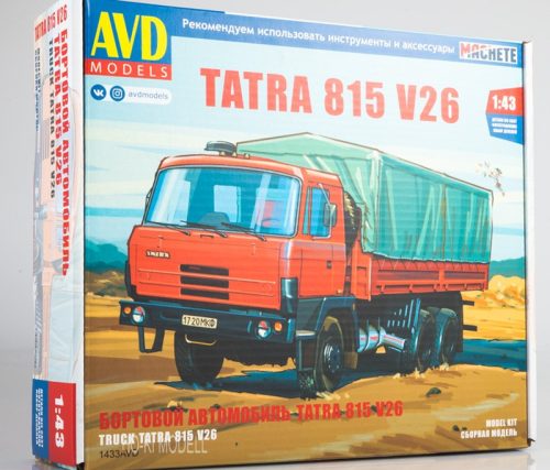 AVD Models 1433 Tatra-815V26 Platós Ponyvás Teherautó