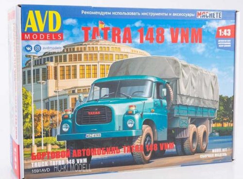 AVD Models 1591 Tatra 148 Platós Ponyvás Teherautó