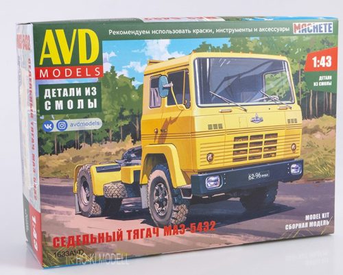 AVD Models 1633 MAZ-5432 Nyergesvontató Teherautó (Prototípus)