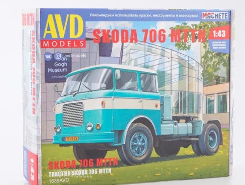 AVD Models 1635 Skoda 706 MTTN Nyergesvontató Teherautó
