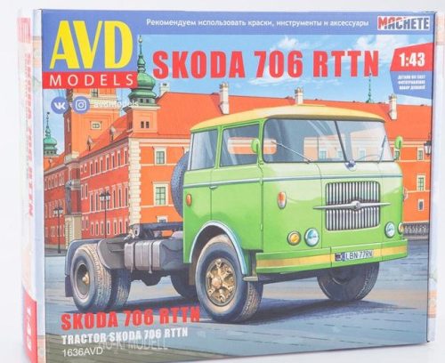 AVD Models 1636 SKODA 706 RTTN Nyergesvontató Teherautó