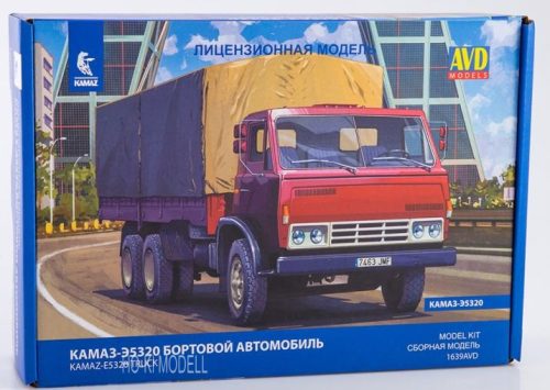 AVD Models 1639 Kamaz-E5320 Platós Ponyvás Teherautó (Prototípus)