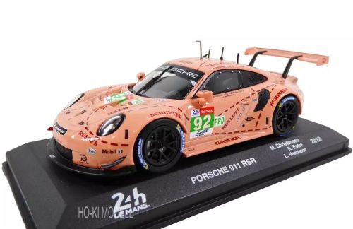 M Modell Porsche 911 RSR Pink Pig  24h Le Mans  #92  "Christensen/Estre/Vanthoor" - 2018