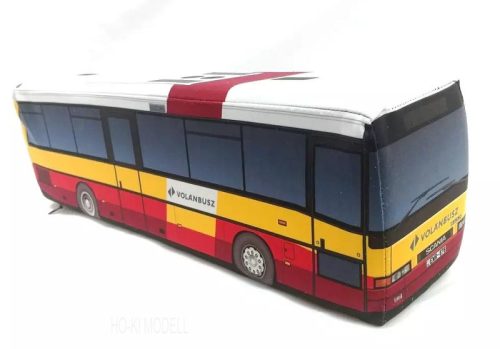 Plüss Ikarus E95 Autóbusz - Volánbusz  "Papagáj festés"