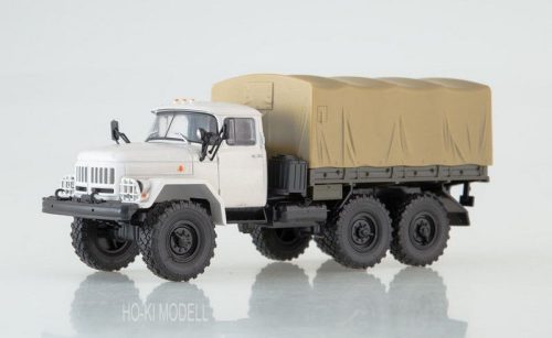 Russian Truck 1008 ZIL 131 Platós Ponyvás Teherautó