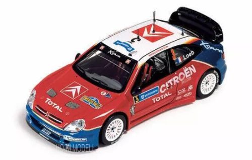 Ixo RAM138 Citroen Xsara WRC - 2004 Sweden Rally Winner "3 Loeb & Elena"